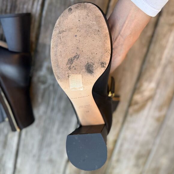 Dear Frances Harlow All Leather Handmade Boot in Black - Picture 13 of 16
